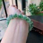 Blue-Speckled Bead Bracelet